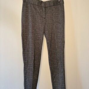 Amanda & Chelsea Black and Gray Checkered Women's Pants